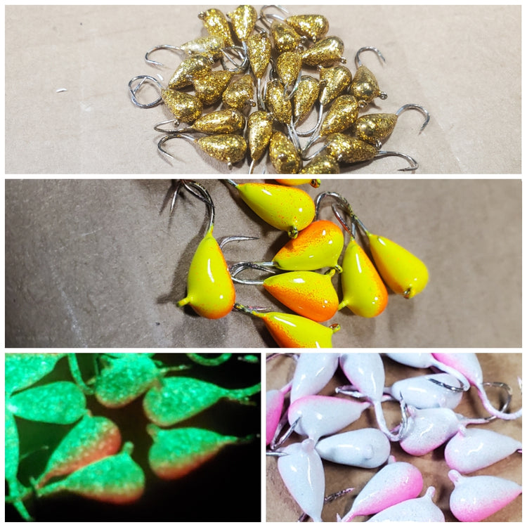 Tungsten ice jigs