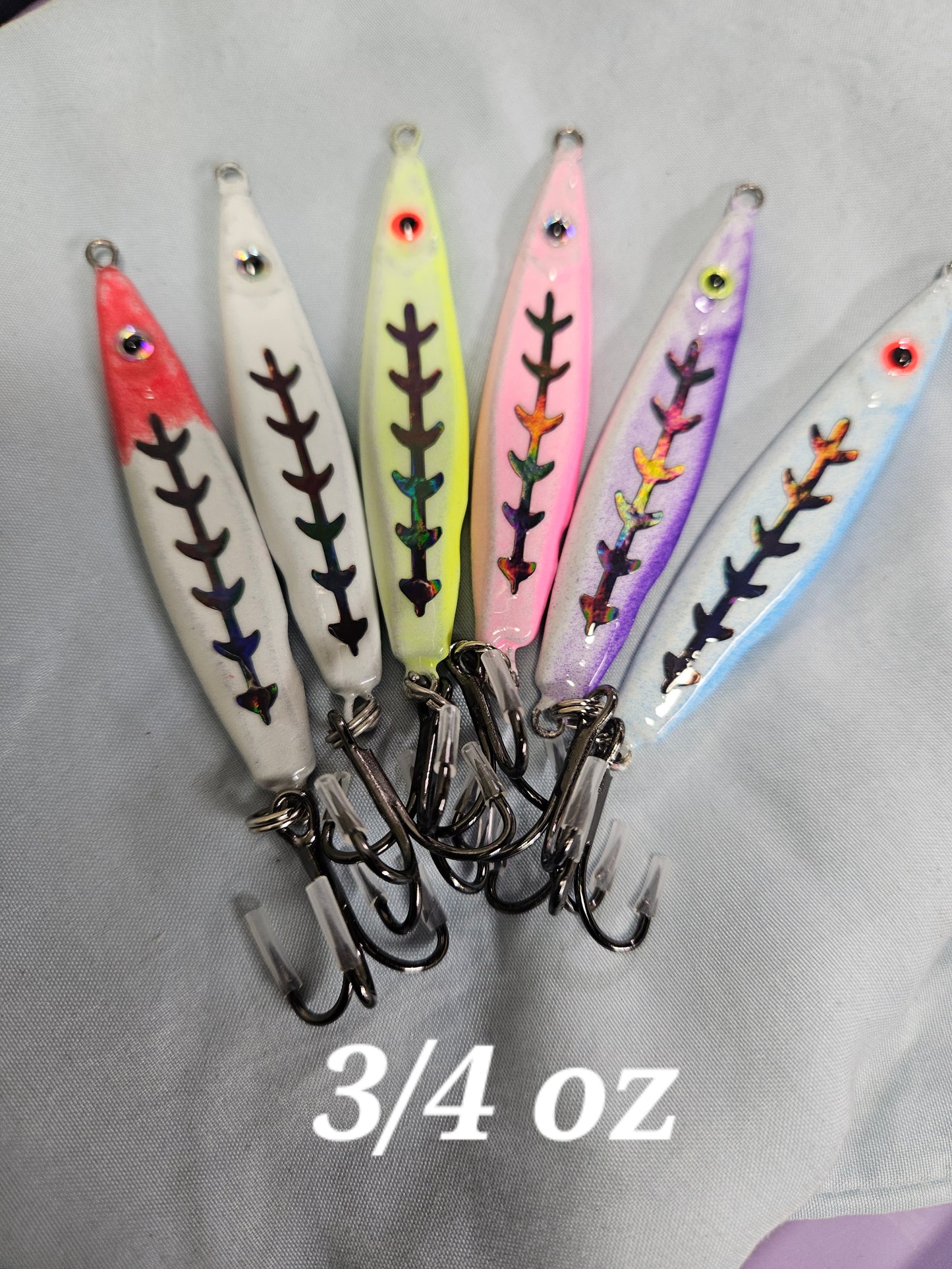 3/4oz glow jigging spoon