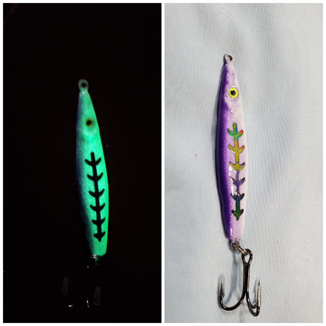 1oz Glow Jigging Spoons