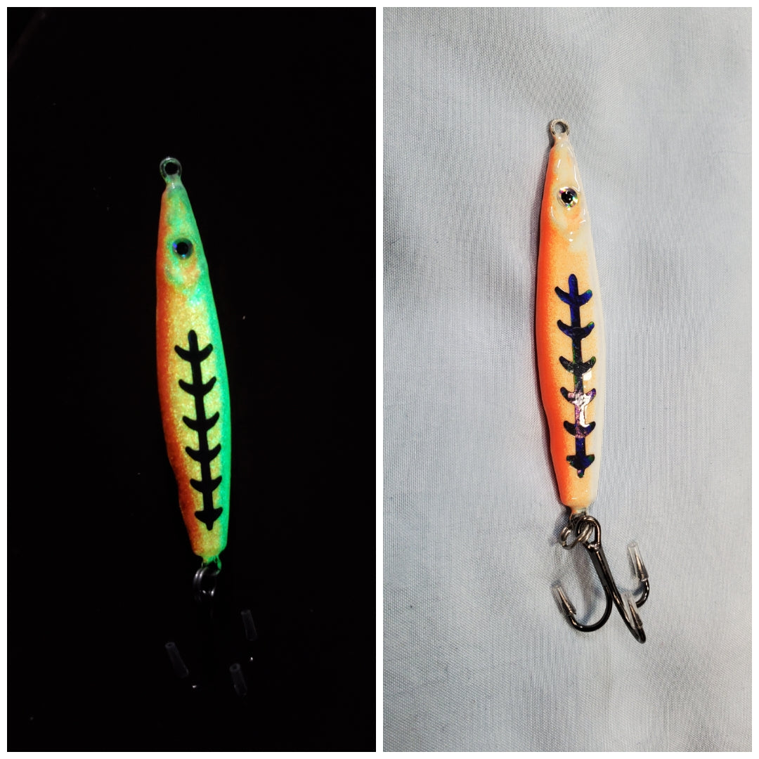 3/4oz glow jigging spoon